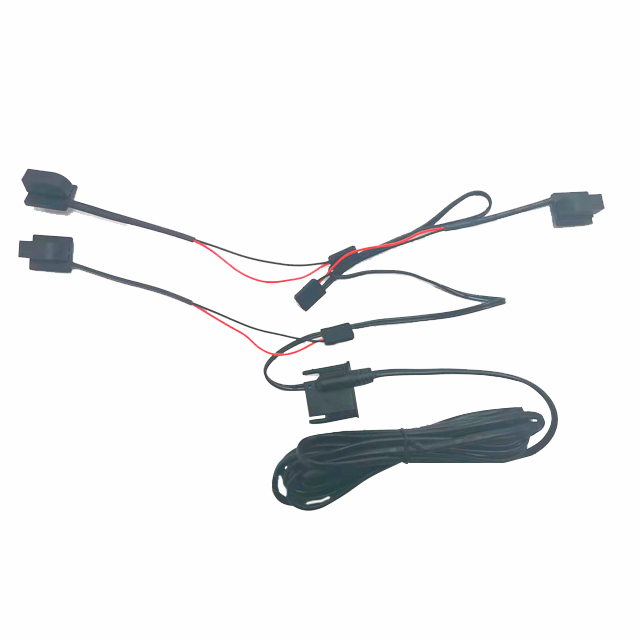 LED light integrated wiring harness